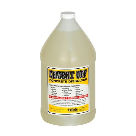 TITAN LABORATORIES Titan Cement Off Solvent  Gallon 62004